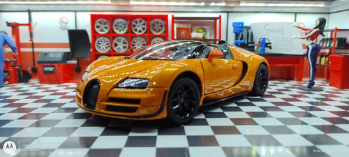 Bugatti Veyron 16.4 Grand Sport Vitesse , Rastar Escala 1 18 Naranja (Usado)