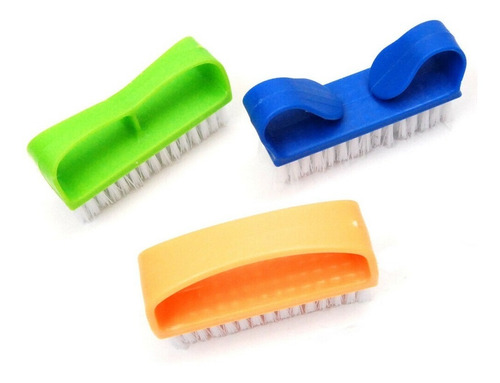Cepillo Multifunciones Uñas Manos Limpieza Hogar 3 Piezas
