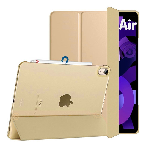 Funda Magnética Para iPad Air 10.9 De Policarbonato Sin Slot