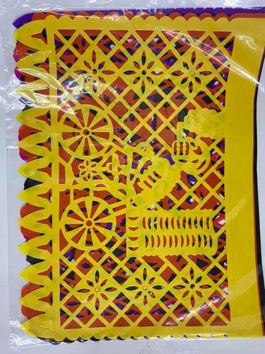 Imagen 4 de 4 de 100 Pliegos Papel Picado Día De Muertos Surtido Artesanal