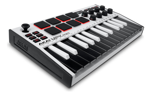 Akai Pro Mpk Mini Mk3 25 Teclas Usb Midi Teclado (blanco)