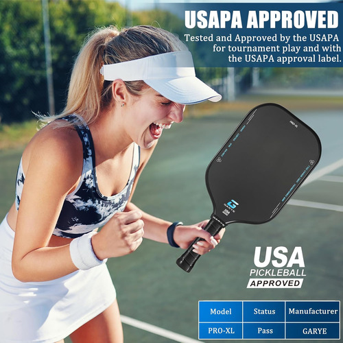 Paleta De Pickleball De Fibra De Carbono T700, 16mm
