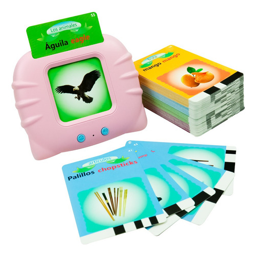Juguetes Aprendizaje Lector Tarjetas Esp-ing 224 Palabras
