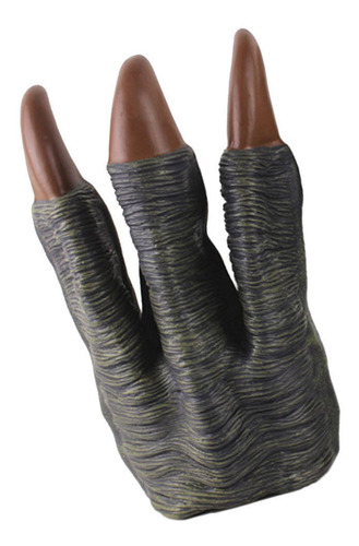 Guantes De Disfraces Cosplay Garra De Dinosaurios Pata Gris