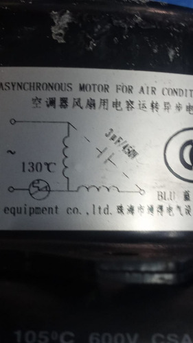 Motor Ydk30-6j Condensadora De 30 Wats Sanyo Kcs50ha4cni