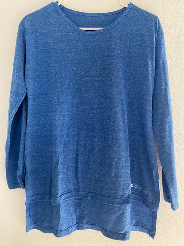 Remera Class Life Mujer Manga Larga Color Azul Talle M