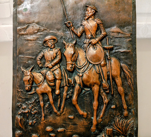 Lámina De Cobre Repujado Autor E.cammilli (Usado)