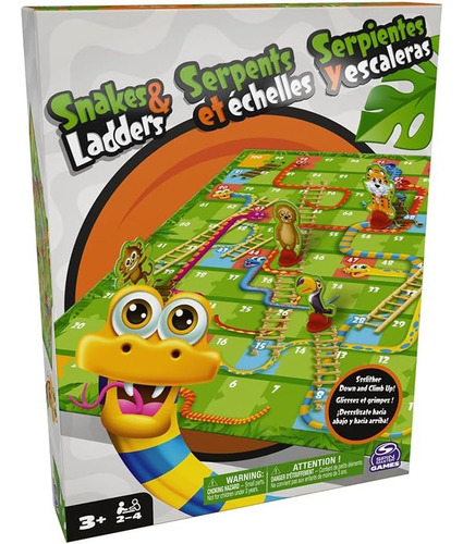 Juego De Mesa Serpientes Y Escaleras De Spin Master