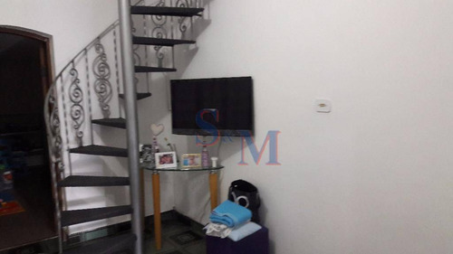 Imagem 18 de 30 de Sobrado Residencial À Venda, Cidade São Jorge, Santo André. - So0070