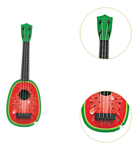 Toy De Ukelele Guitarra Color Al Azar Para Mejorar El