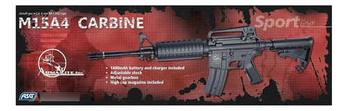 Imagen 3 de 3 de Armalite M15a4 Carabina Completa Asg Airsoft Aventureros
