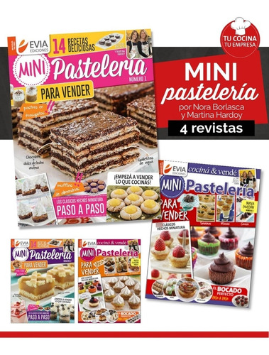 4 Revistas Evia Recetas Cocina Dulce Pastelería Chocolate 