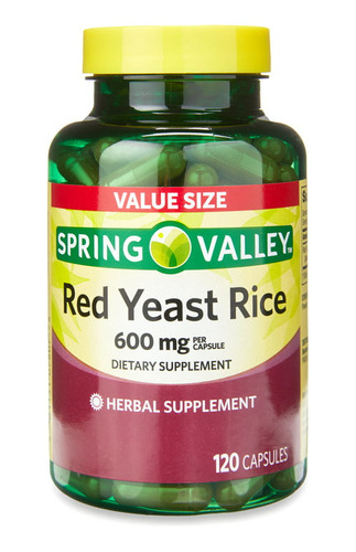 Spring Valley Red Yeast Rice Reduce Colesterol Trigliceridos