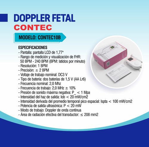 Doppler Fetal Contec - Modelo Contec10b