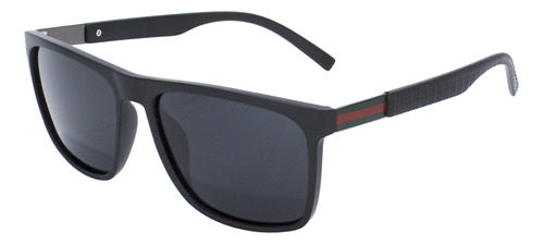 Oculos De Sol Quadrado Masculino Polarizado Espelhado Uv400