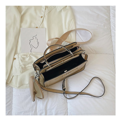 Moda Color Sólido Tote Bag Una Bolsa De Hombro