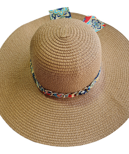 Sombrero De Playa Mujer Sol Protección Solar Cadena