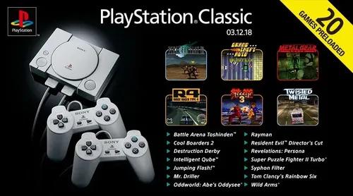 Sony Playstation Classic 16gb Standard Cor Cinza 2020 | MercadoLivre