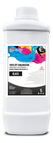 Kit Cmyk Tinta De Dtf Textil 4 Pzas (1 Litro Cada Botella)
