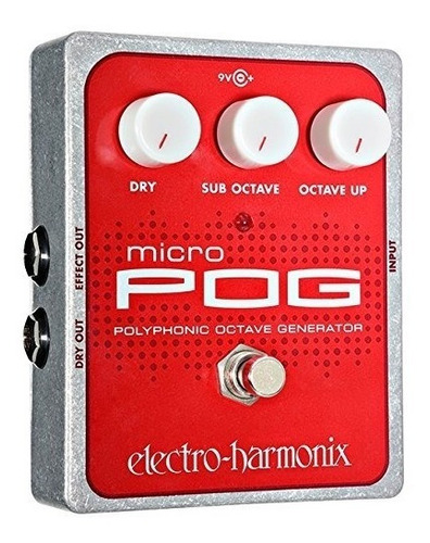 Pedal Ehx Micro Pog Polyphonic Octave C/ Nota Fiscal