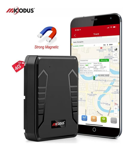 Rastreador 4g Longa Bateria Micodus Rastreon Gps + Chip M2m