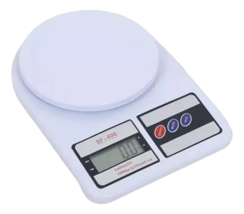 Balanza Digital De Cocina De 1 A 10kg A Pilas Sf-400 - Tcs