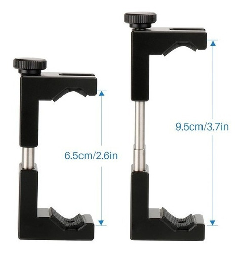 Soporte Adaptador iPhone Trípode Microfono Led Zapata 1/4