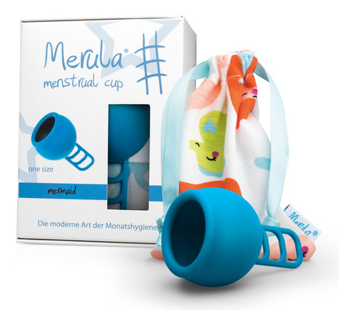 Merula Copa Menstrual Color Azul