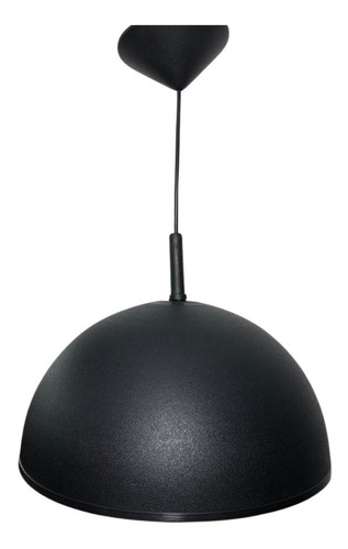 Lampara Colgante Campana - Polipropileno- Faroluz Estructura Negro