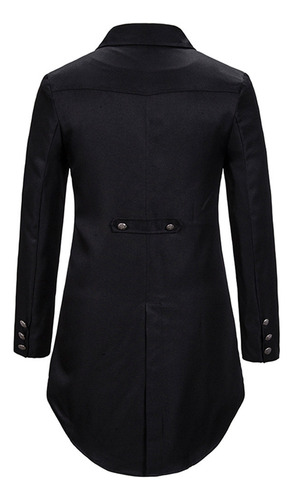 Abrigo Para Hombre Vestido Gótico, Uniforme De Esmoq