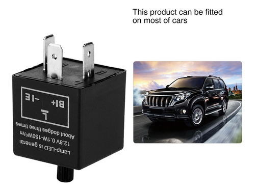 12 V 3 Pines Ajustable Luz Led Flasher Parpadeo Relé Fix