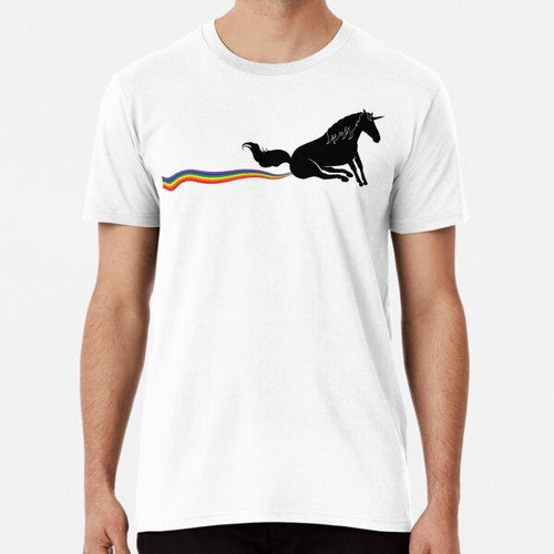 Remera Unicornio Arrastrando El Culo Algodon Premium