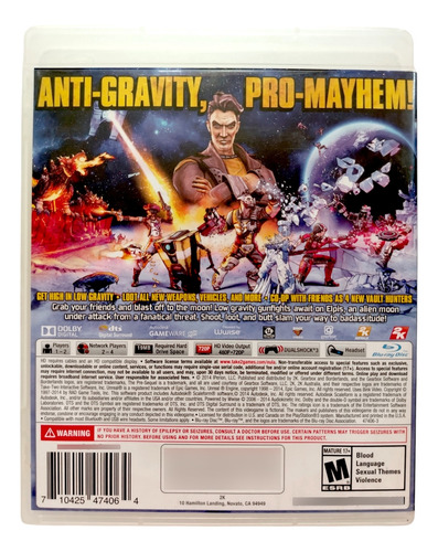 Borderlands The Pre - Sequel Play Station Ps3 En Español (Reacondicionado)