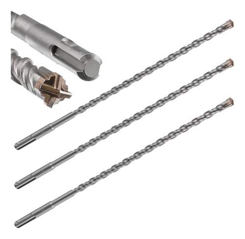 Wensilon Concrete Drill Bit Lengthening 3pcs 3/8  X 12 -10 