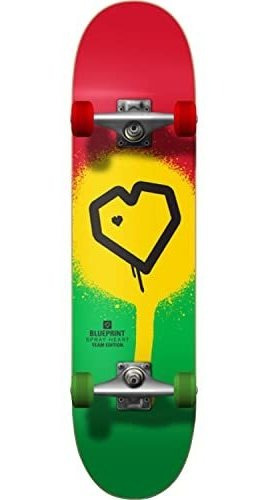 Patineta, Skatebboards Es Blueprint Skateboards Spray Heart 