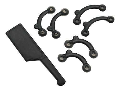 Corrector Nasal Para Respirar Mejor Y Respingar Tu Nariz Kit Negro Junior Small Medium