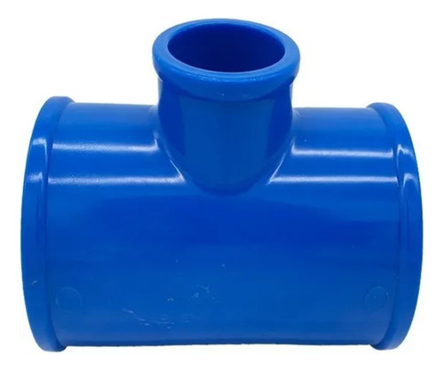 Tee Azul De 50 X 25mm - Irrigação - Soldável - 05 Unidades Azul