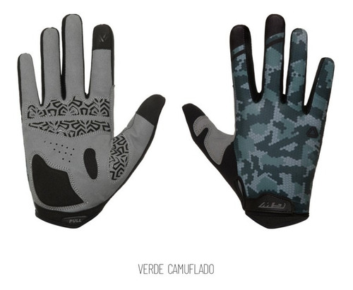 Imagen 4 de 4 de Guantes Largos Camo Full Gw