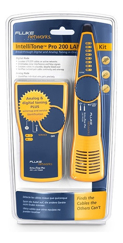Intellitone Pro 200 Toner Y Sonda Fluke Networks / Bcv