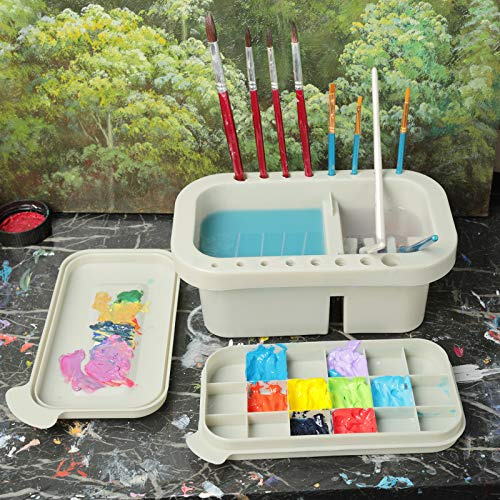 Limpiador De Pinceles Mylifeunit, Soporte Para Pinceles Y Or