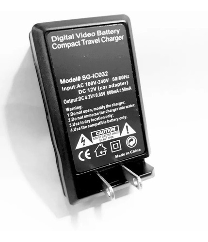 Imagen 3 de 6 de Cargador Para Bateria Jvc Everio Vg121 Vg108 Vg138 Vg107