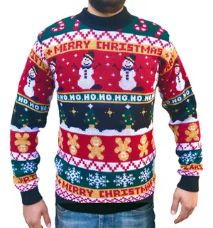 Suéter Navideño Ugly Sweater Christmas Tejido Navidad Unisex