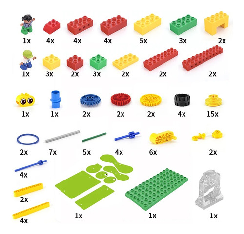 Set Máquinas Simples Iniciales Compatible Lego Duplo 9656