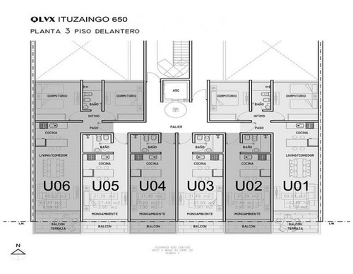 Imagen 3 de 9 de Departamento De Dos Dormitorios Con Terraza Ituzaingo Y Buenos Aires , En Construcción!