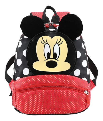 Mochila Para Niños Minnie Roja Nueva