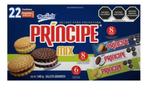 Príncipe Marinela Mix Con 22 Pzas De 84 G C/u