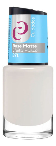 Kit 2un O Melhor Esmalte Efeito Fosco Base Matte 10ml - Cora
