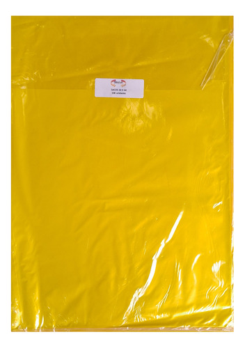  Papel De Presente Amarelo Claro 100uni. 120g 44 X30 Pp55