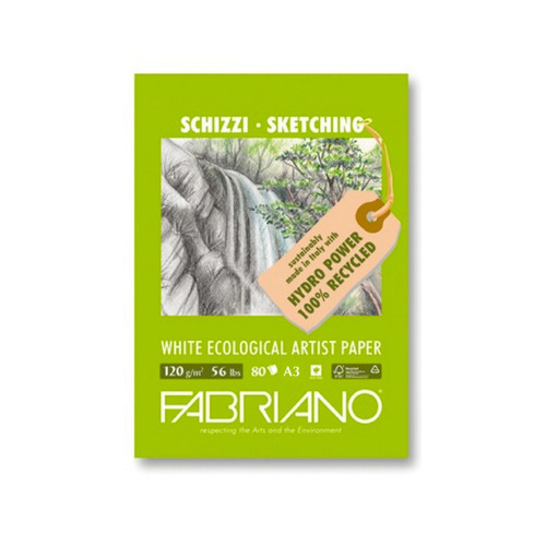 Block Schizzi Ecological Fabriano120 G A3c/espiral 40 Hjs Eg