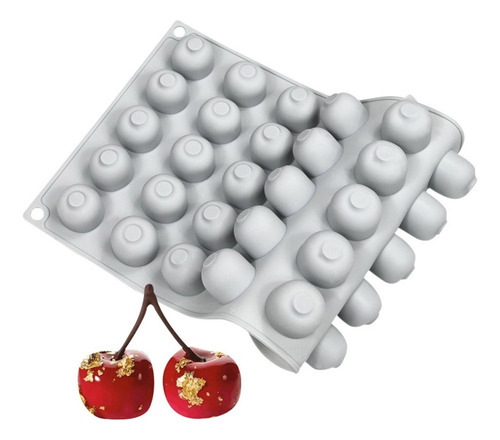 Ri Moldes:moldes Pequeños For Mousse Con Forma De Cereza,